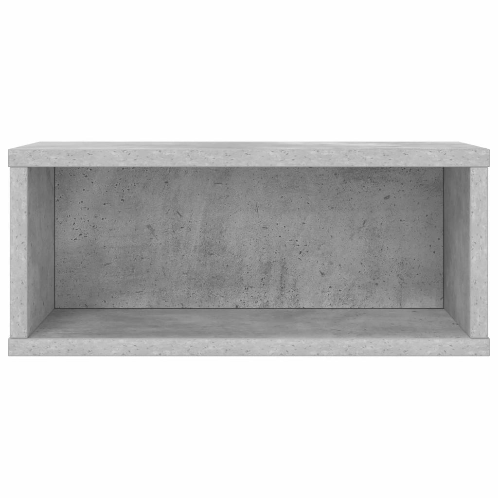 Rack per Stoccaggio CD Grigio Cemento 40 x 17 x 17 cm 8012715