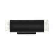 Applique Esterno Moderno Upner Metallo Nero 2 Luci Gu10