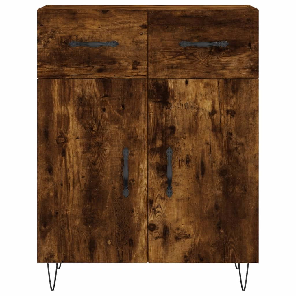 Buffet credenza cassettiera armadio mobile contenitore organizer cucina soggiorno salotto alto 69,5 x 34 x 180 cm legno ingegnerizzato marrone 02_0033506