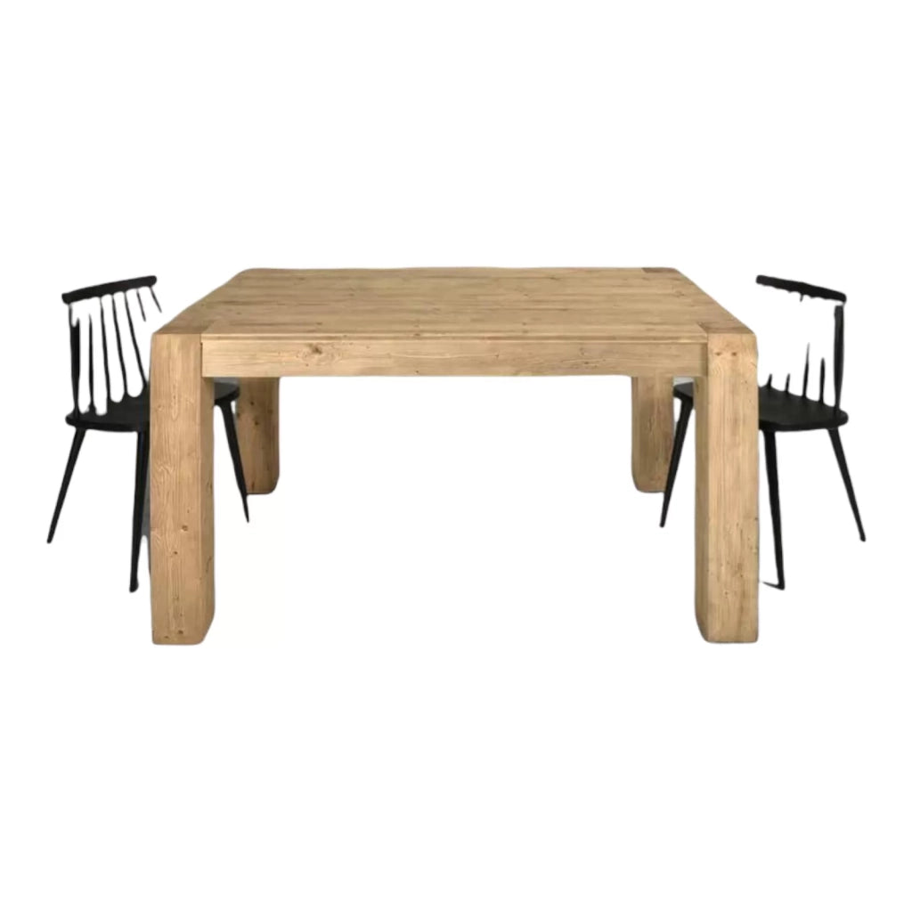 Tavolo rettangolare allungabile rovere naturale 110x80x76 (689) - Mobili 2G