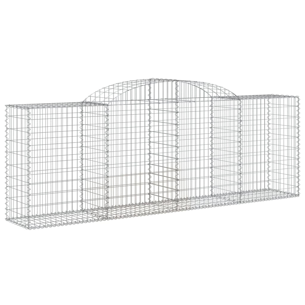 Cesti Gabbioni ad Arco 17 pz 300x50x100/120 cm Ferro Zincatocod mxl 76141
