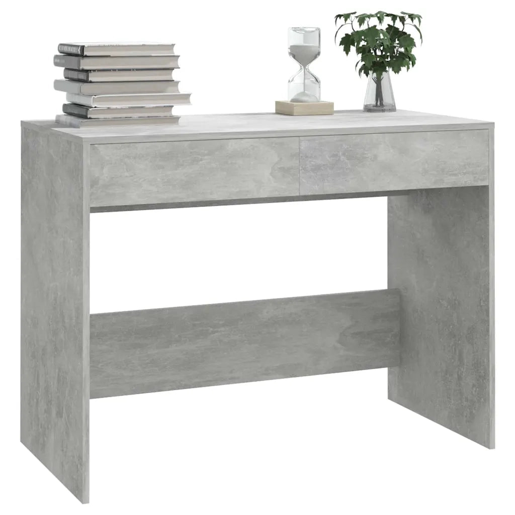 Scrivania Grigio Cemento 101x50x76,5 cm in Truciolato 809561