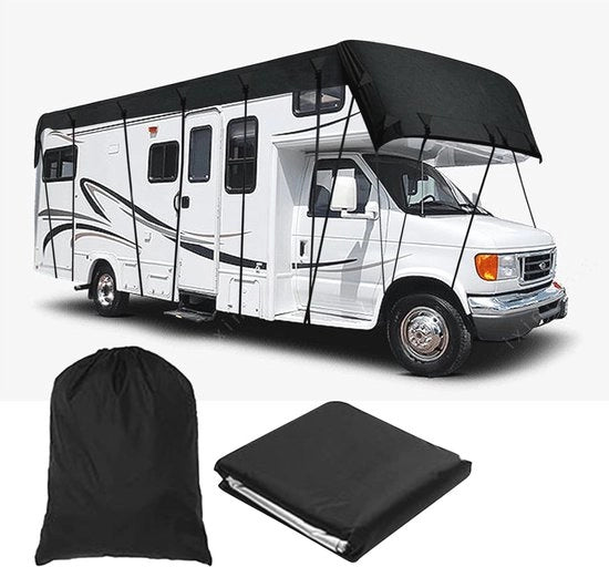 Telaio per camper in tessuto 210D Oxford - Impermeabile, idrorepellente e protetto da UV (6,5 x 3 m)