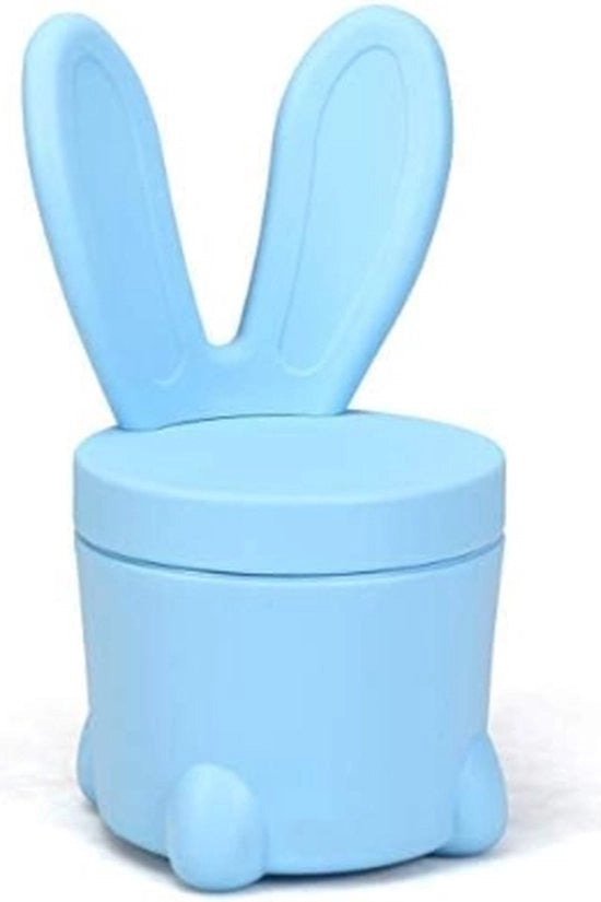 Sedia alta per bambini con spazio di deposito, piede di coniglio, seggiolino per bambini in plastica, carrello per bambini fino a 120 kg, sedia per stanza dei bambini e giardino (blu)