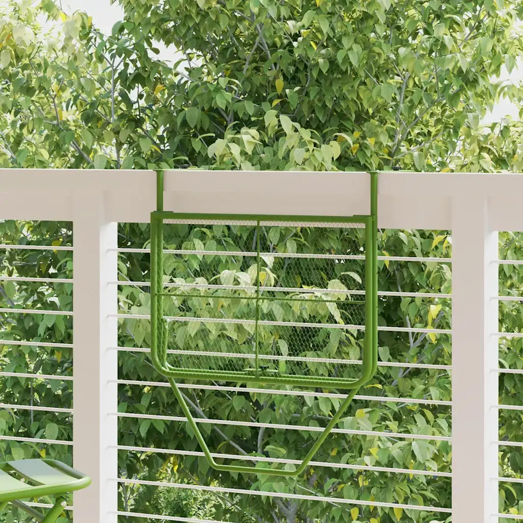 Tavolo da Balcone Verde 60x40 cm in Acciaio cod mxl 47896