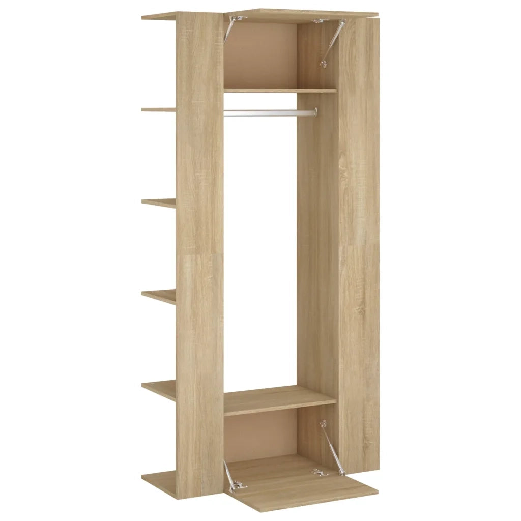 Mobili da Corridoio 2 pz Rovere Sonoma in Legno Multistrato
