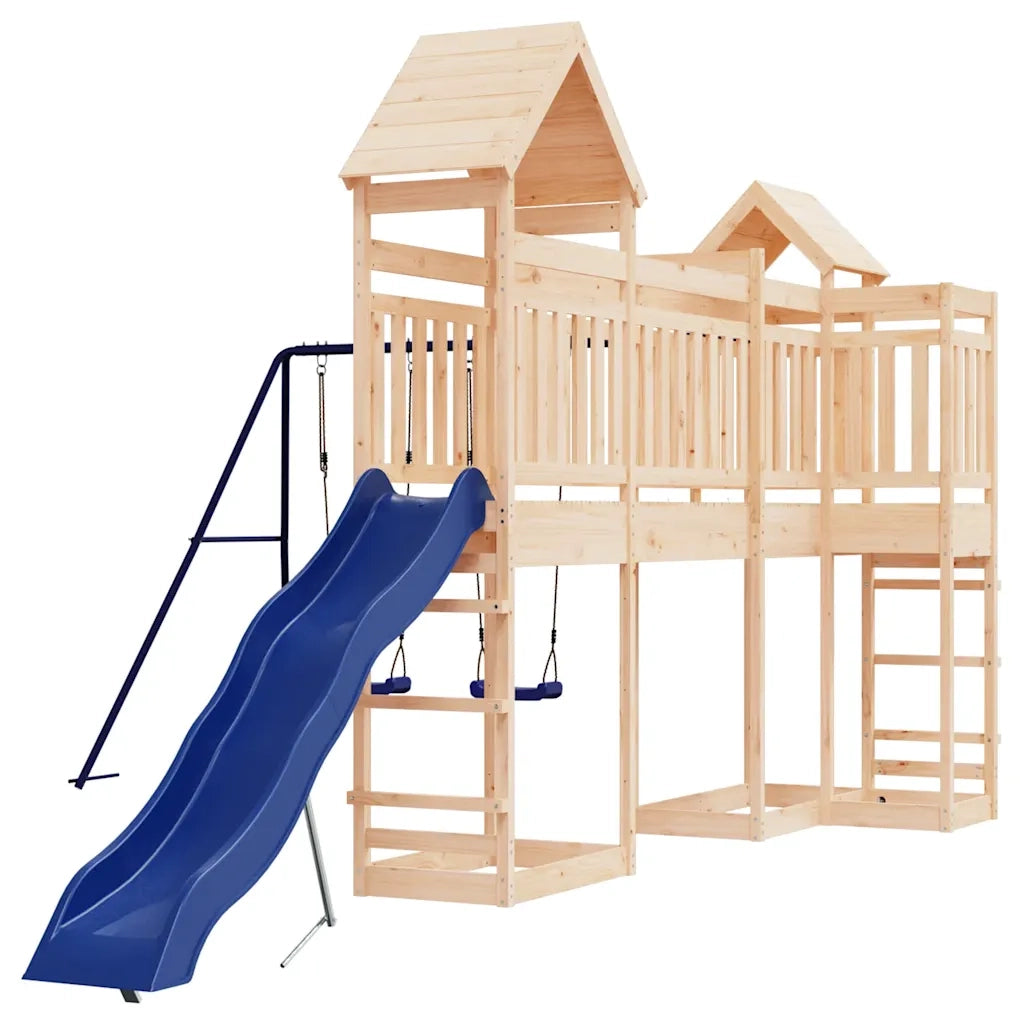 Set da Gioco da Esterno in Legno Massello di Pinocod mxl 78696