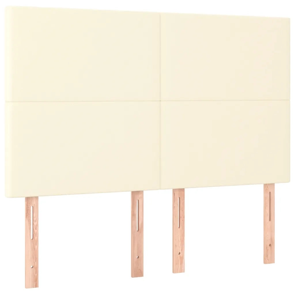Giroletto a Molle con Materasso Crema 140x190 cm in Similpelle 3128909