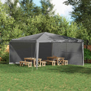 Parete per tenda da festa 2 pcs Grigio chiaro 400 x 195 cm