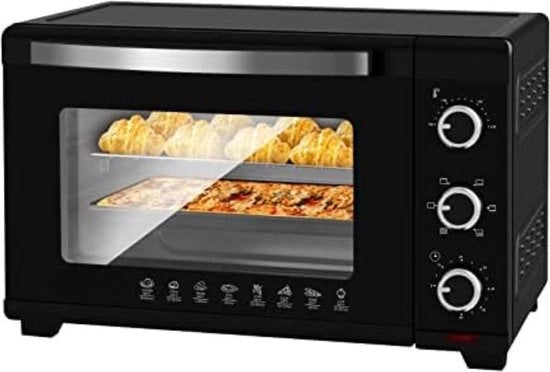 Mini forno autonomo - Piccola cucina - Nero - 32L