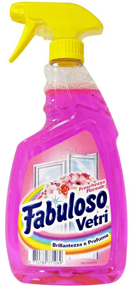 SET 10 FABULOSO SPRAY PER VETRI 600 ML FRESCHEZZA FLOREALE