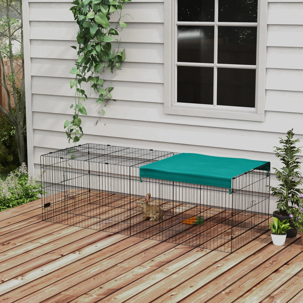 Gabbia per Animali Domestici ¨C zephmum ¨C Verde 220x85x70 cm