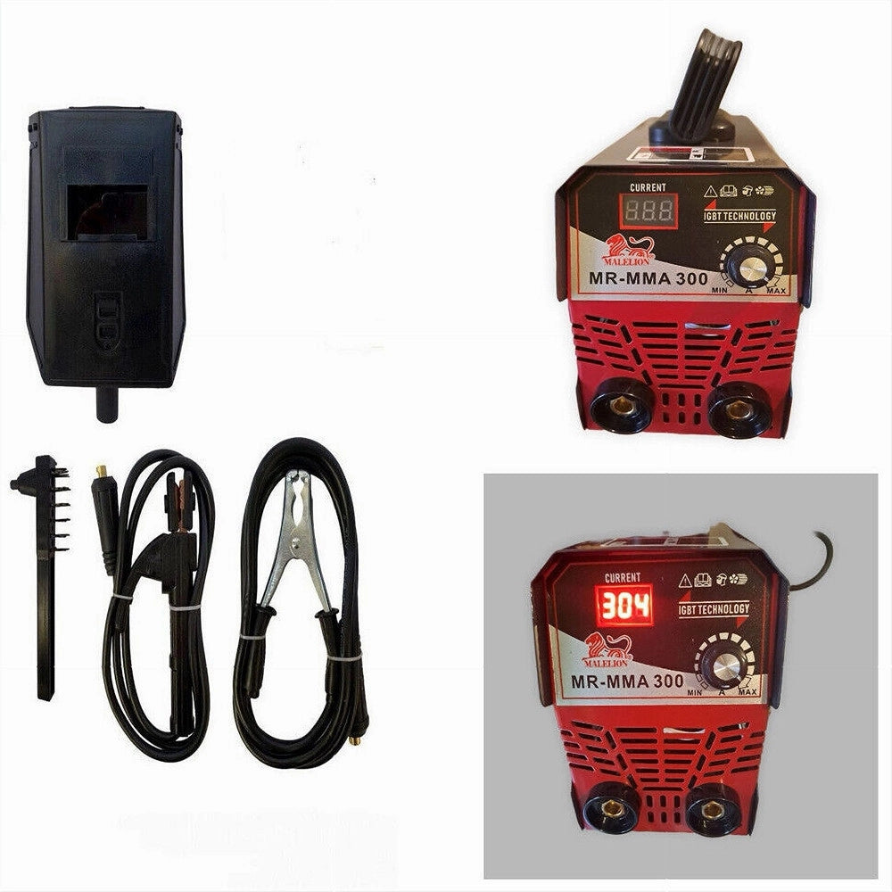 Trade Shop - Mini Saldatrice Ad Elettrodo Elettrica Inverter 300 Amp Mma 1.6 - 3.2 Mm 300a -