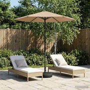 Ombrello da giardino 230 x 230 cm Poliestere Rettangolare 42036214