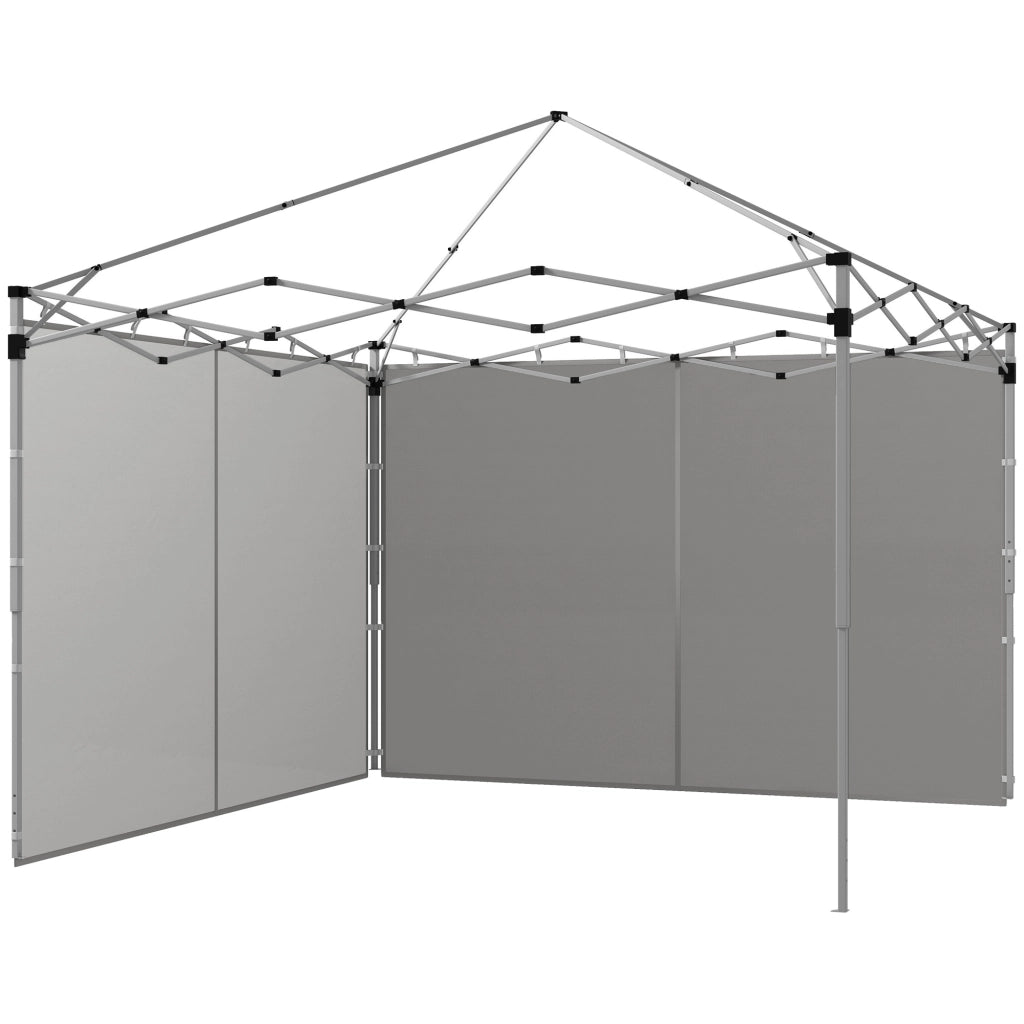 Pannelli Laterali per Gazebo 3x3m o 3x6m ¨C Zephmum ¨C 2 Pezzi Grigio