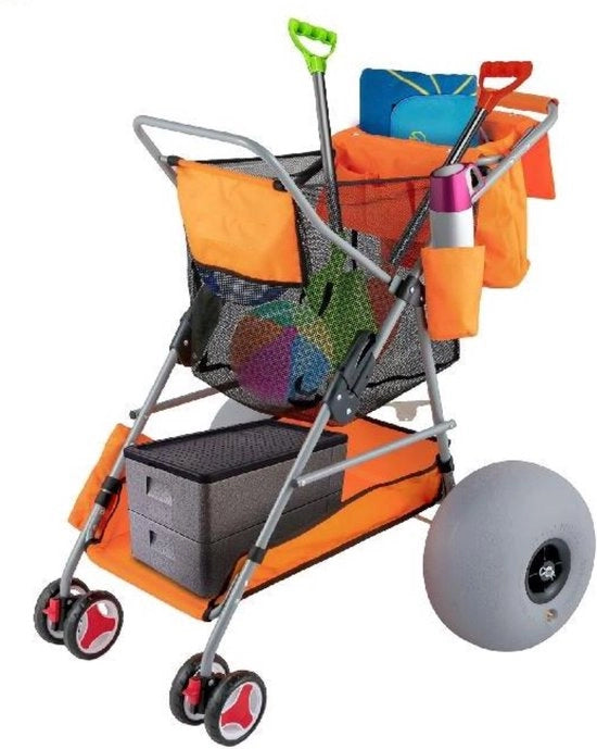 Carrello da Spiaggia Opzionabile - Inclusa Pompella - Sospensioni a Bolla - Codice Prodotto: 123456 - Modello: ABC123
