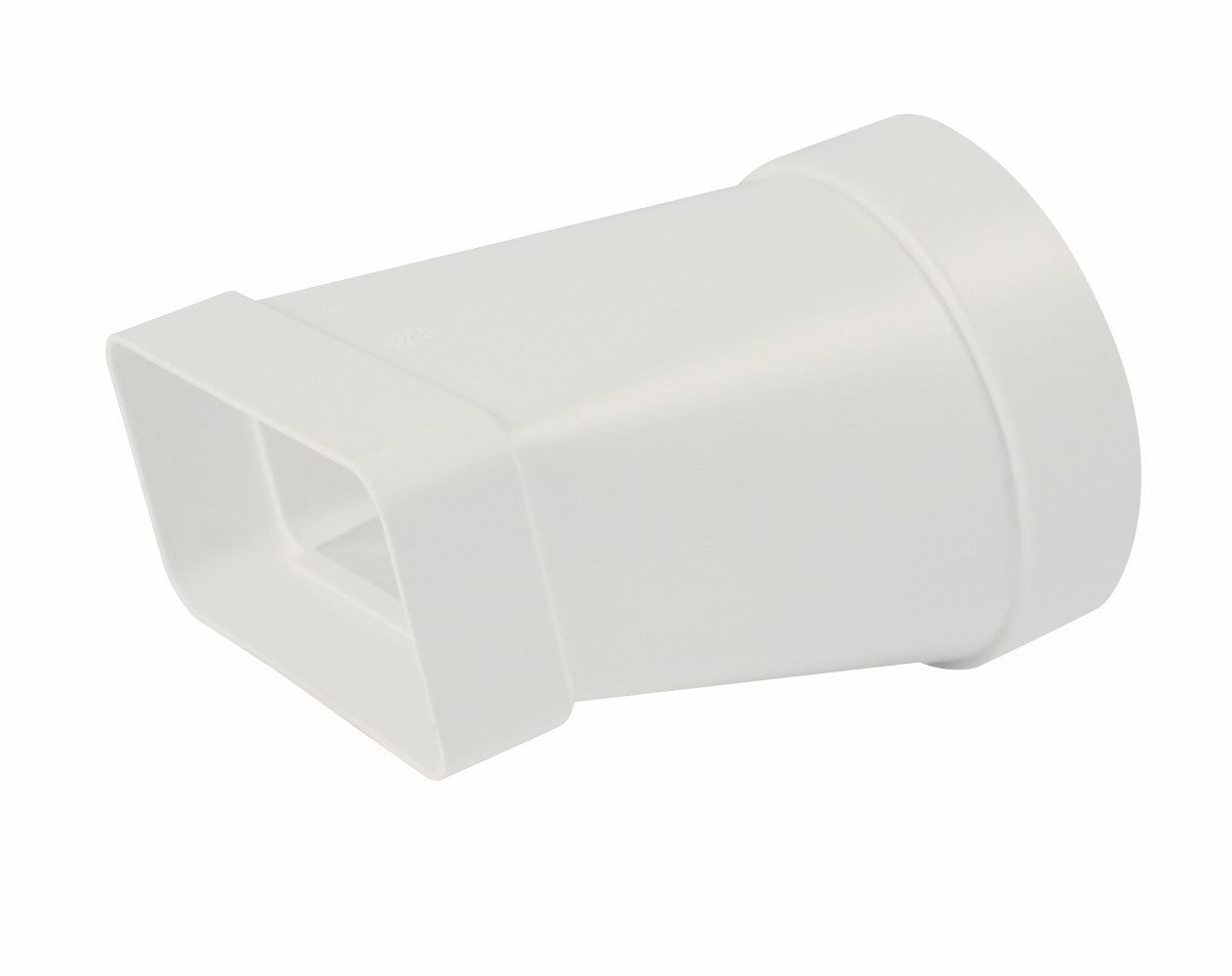 Adattatore rettang. circolare 100-55x110 bianco per cappe