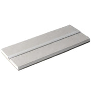 Semilavorato cartongesso fibra profilo alluminio luce led design 14,5 x 200 cm