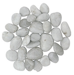 ciottoli levigati bianco (conf.10kg.) cod:ferx.91924