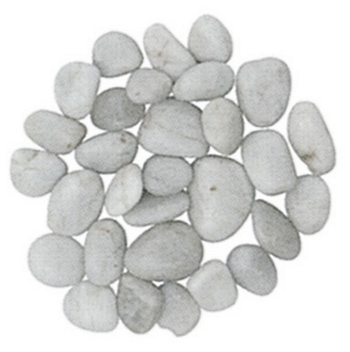 ciottoli levigati bianco (conf.10kg.) cod:ferx.91924