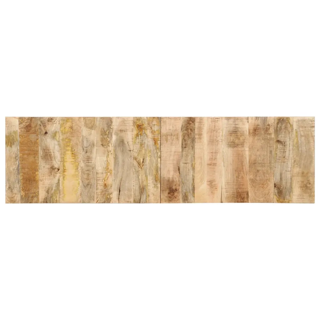 Testiera 180 cm in Legno Massello di Mango Grezzo