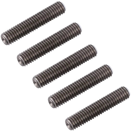 Componenti per 3D stampa - Mondstukgroeven 5 Stuks - 1,75 Mm - M6 - 30 Mm - Acciaio Inox - Manopola PTFE - Ricambio - Parte di ricambio per stampante 3D