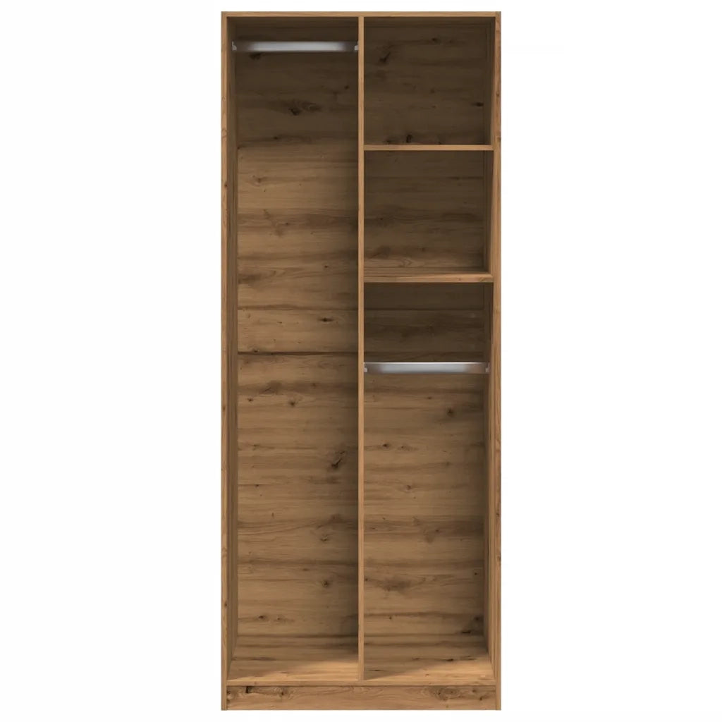Armadio Rovere Artigianale 80x50x200 cm in Legno Multistrato 3307764