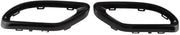 Set di sostituzione per sistema di scarico lucido nero - Kit notturno - ABS/PC - Per C-Klasse W205/W213 - Linea AMG Pre-Rinnovo - Placchette di scarico