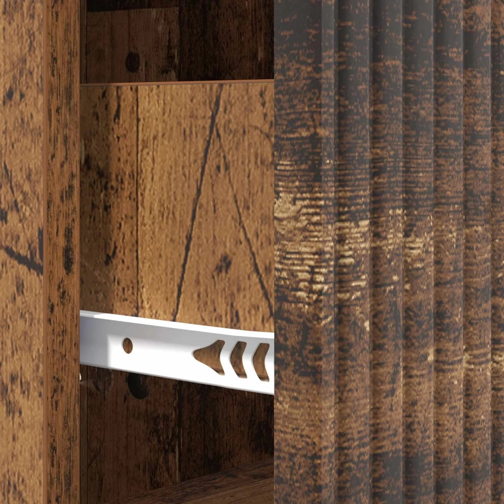 Mobile con Cassetti Legno antico 33 x 34,5 x 89,5 cm 894853