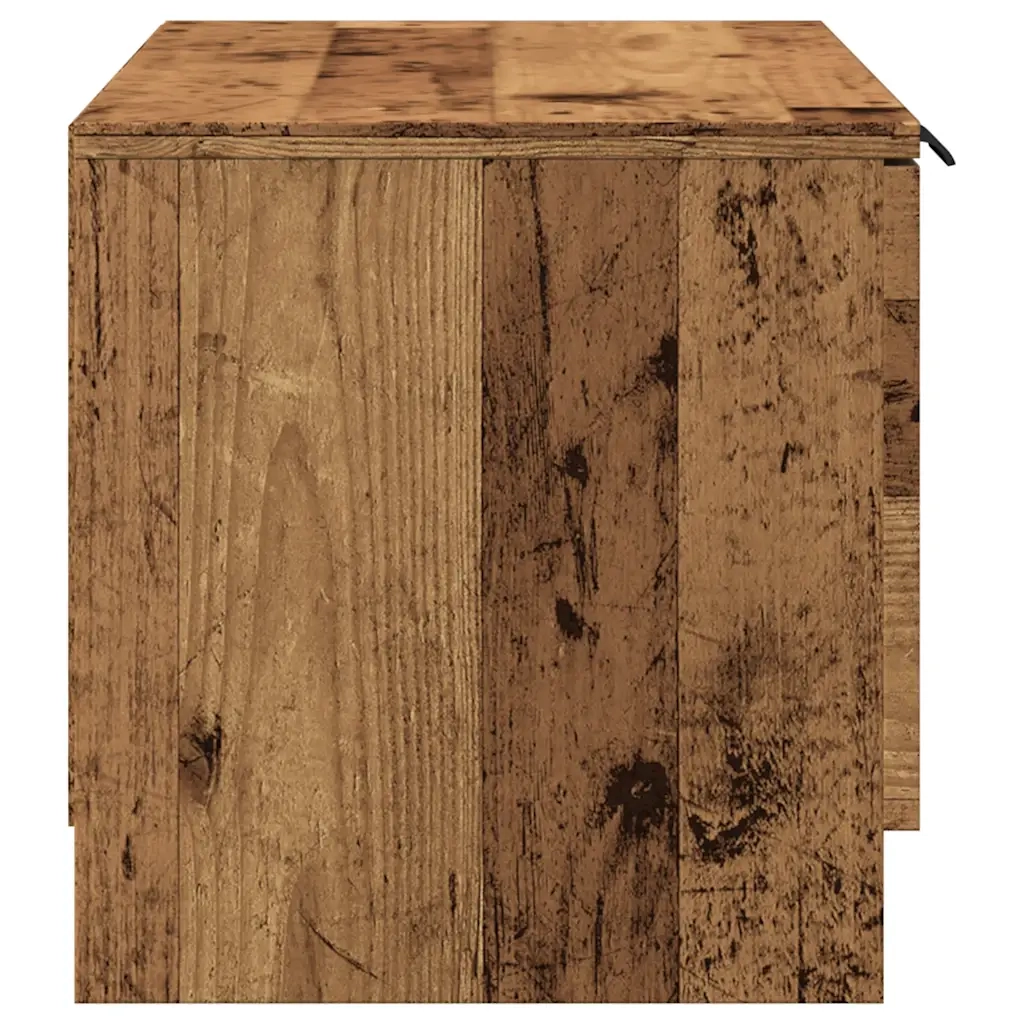 vidaXL Mobili Porta TV 2 pz Legno Vecchio 80x35x36,5 cm in Truciolato