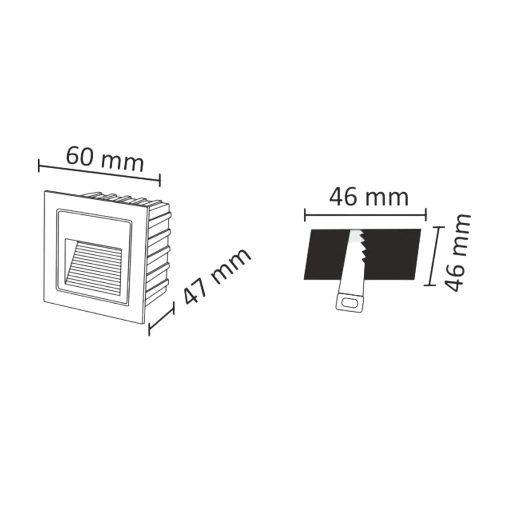 Lampada LED da gradino Polux Q6 3W 4000K IP44 grafite
