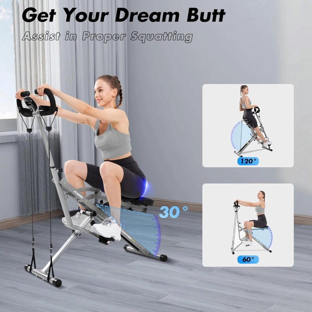 Bicicletta Fitness Pieghievole ¨C zephmum ¨C Grigio, Acciaio, Max Carico 158 kg