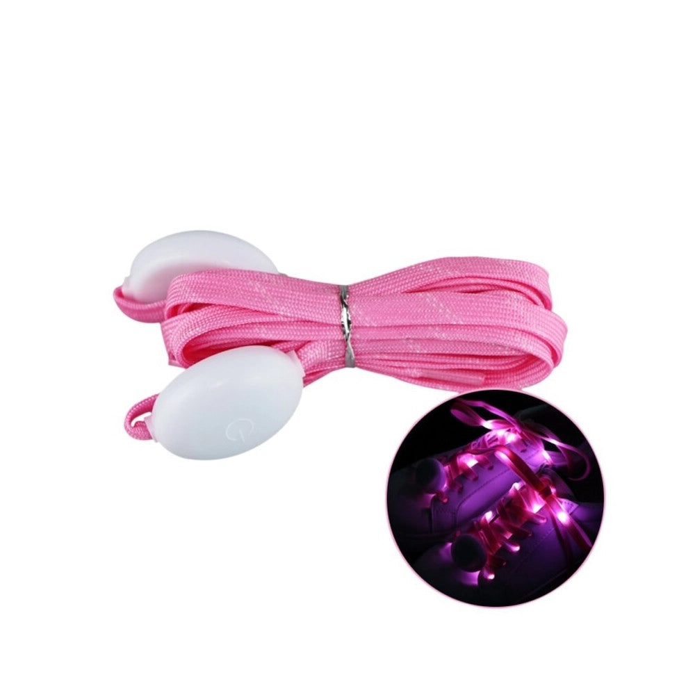 Trade Shop - Coppia Di Lacci Piatti Per Scarpe Colorati Con Luci A Led Stringhe Sneaker -