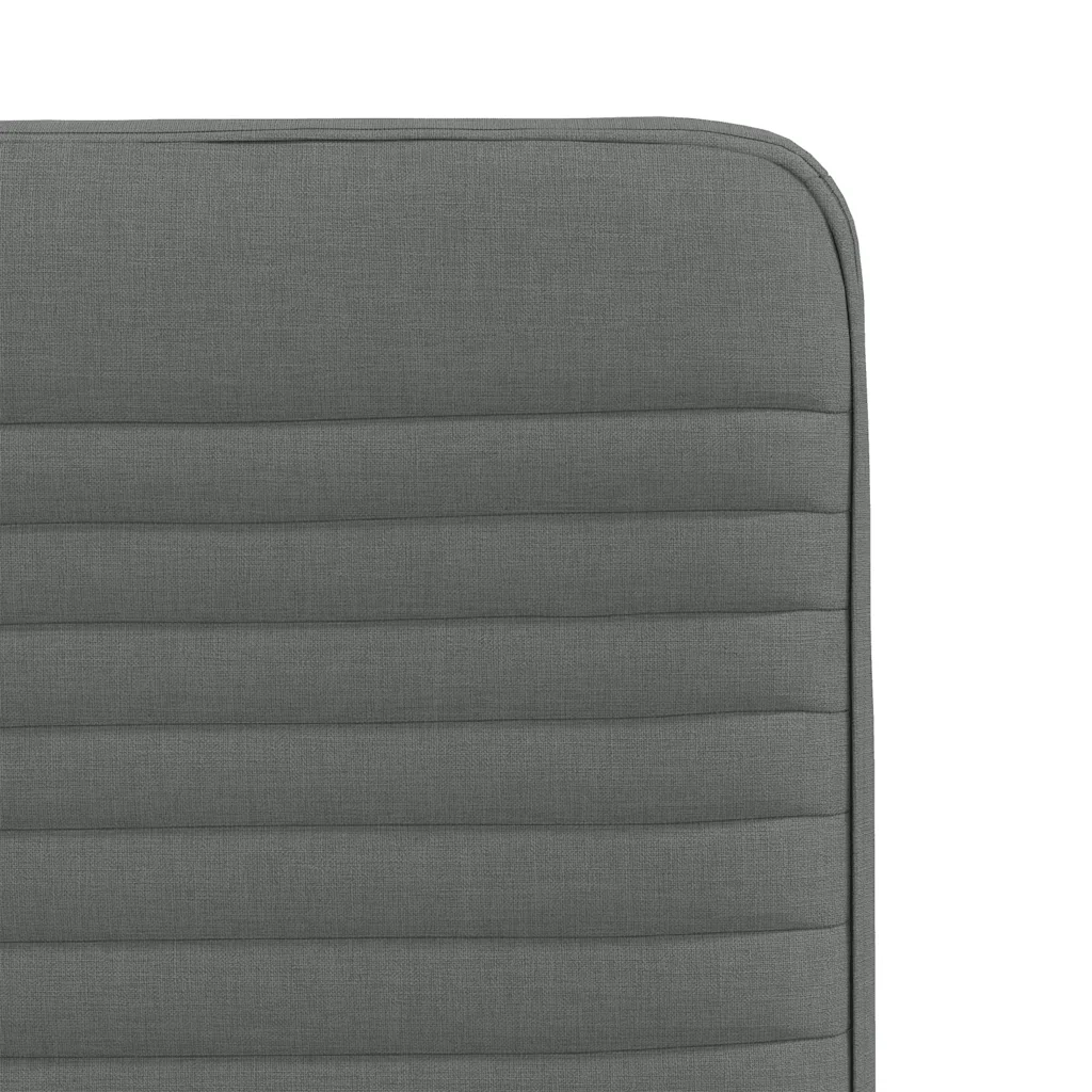 vidaXL Sedie da Pranzo 6 pz Grigio Scuro in Tessuto