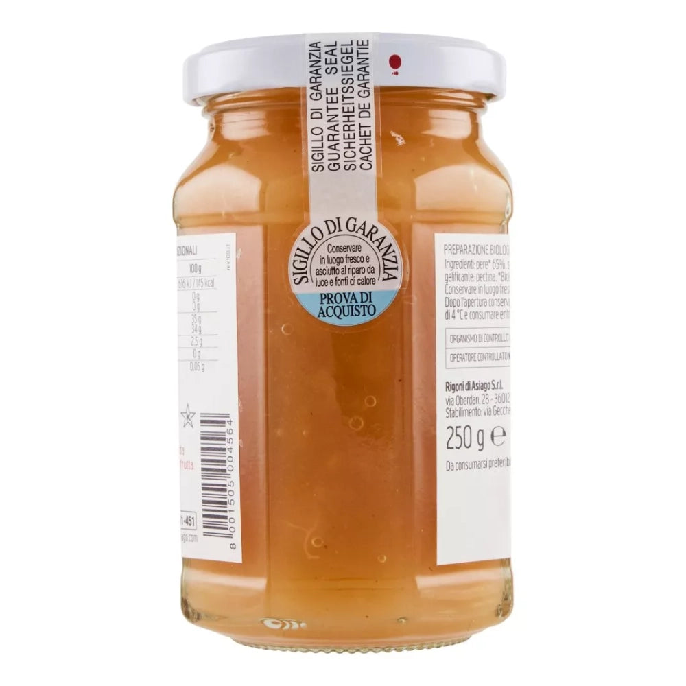Rigoni di asiago fiordifrutta bio pere marmellata in vasetto da 250 grammi