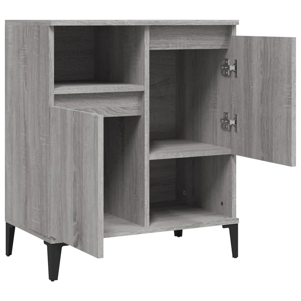 Credenza Grigio Sonoma 60x35x70 cm in Legno Multistrato 821154