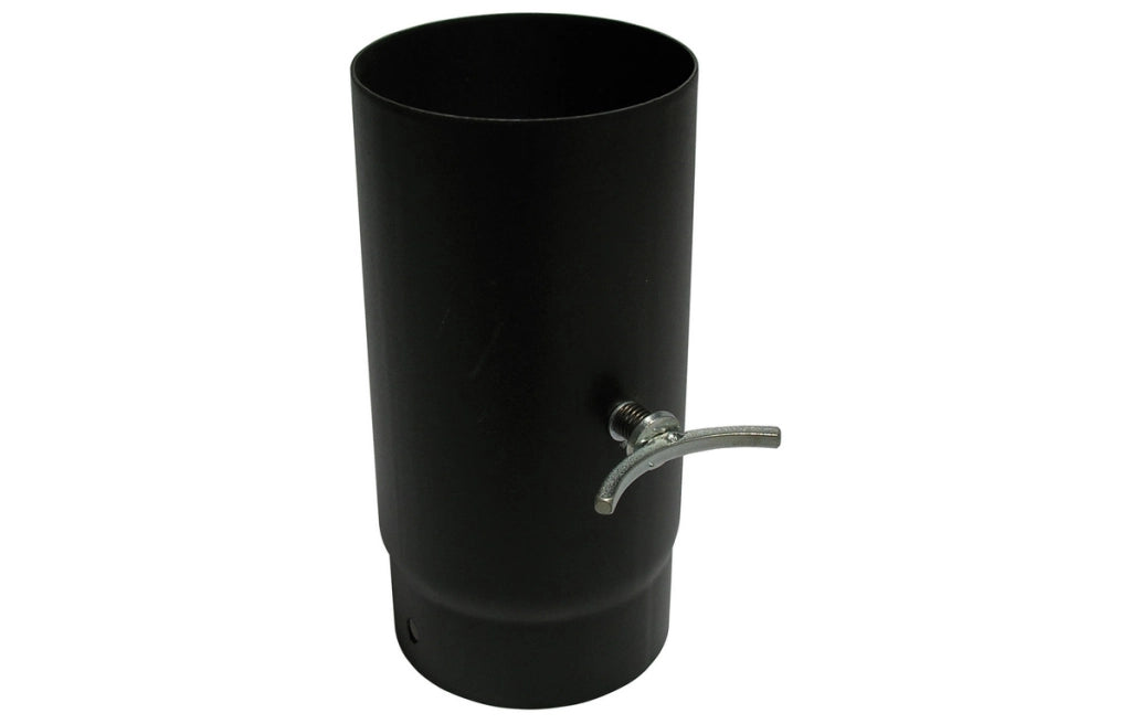 TUBO PORCELLANATO H.250 C/VALVOLA DI REGOLAZIONE SCARICO- Diam.120- A.L.A- pezzi 1