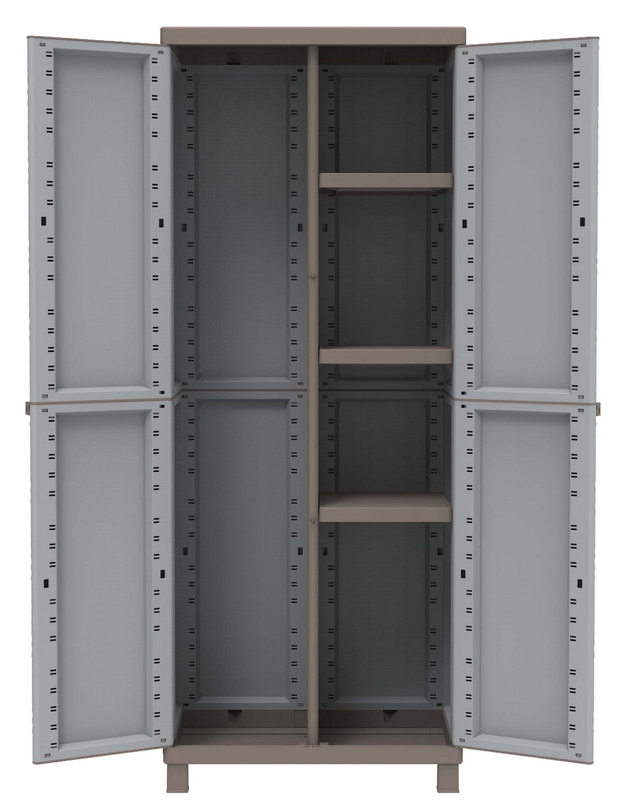 armadio terry crattan 2ante 3 ripiani 68x39x170h con vano porta scope 3680 cod:ferx.91958