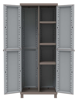 armadio terry crattan 2ante 3 ripiani 68x39x170h con vano porta scope 3680 cod:ferx.91958