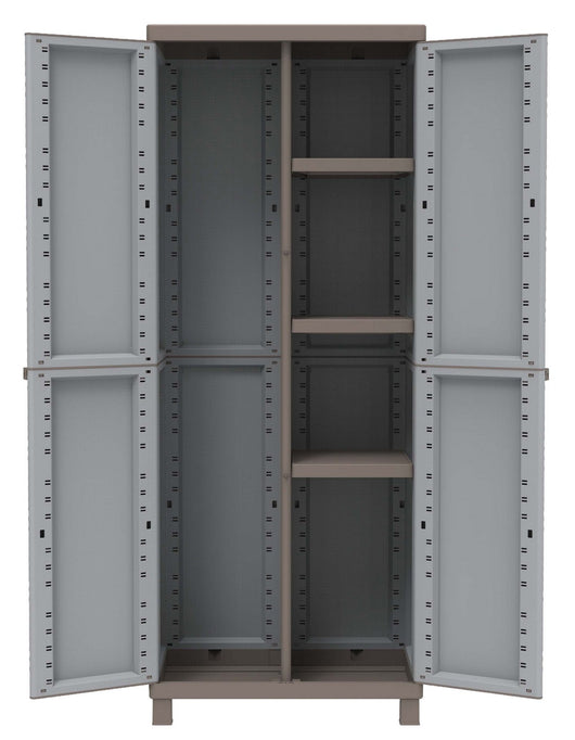 armadio terry crattan 2ante 3 ripiani 68x39x170h con vano porta scope 3680 cod:ferx.91958