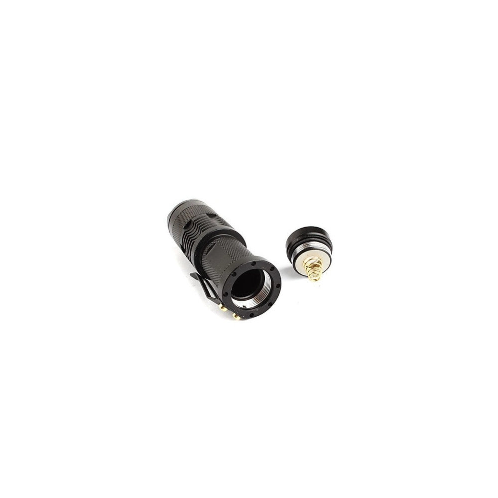 Trade Shop - Mini Torcia Luce Bianca Led 3 W Lumen Ricaricabile Resistente Gancio Segnalatore -