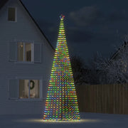 vidaXL Albero di Natale a LED 1544 LED Colorato 500 cm