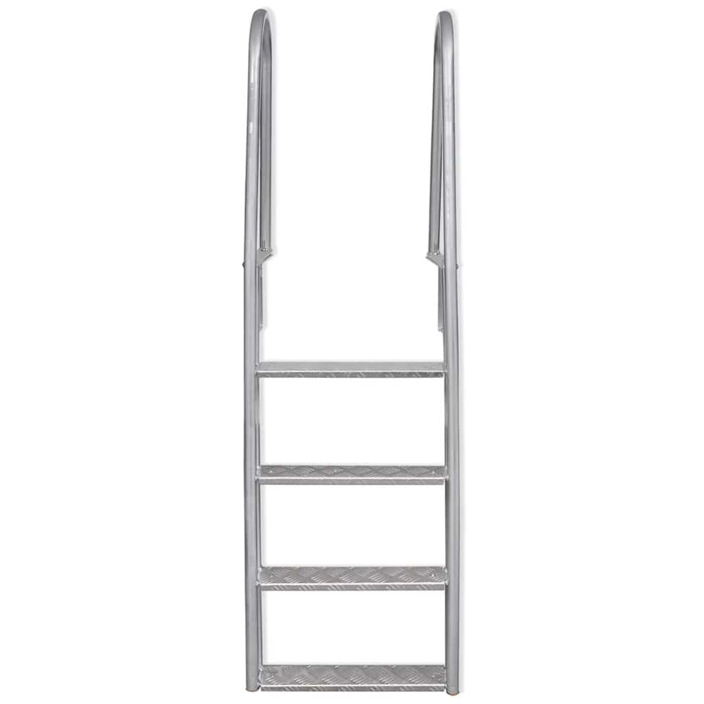 4-step Aluminum Pool Ladder, 167 Cm