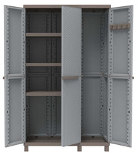 armadio terry crattan 3ante cm 102x39x170h tre ripiani con vano portascope cod:ferx.91962