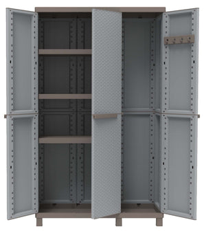 armadio terry crattan 3ante cm 102x39x170h tre ripiani con vano portascope cod:ferx.91962