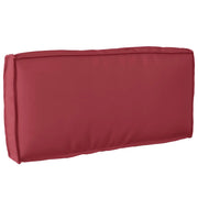Cuscino Rosso Vino 80 x 40 x 12 cm Tessuto Oxford 42001534