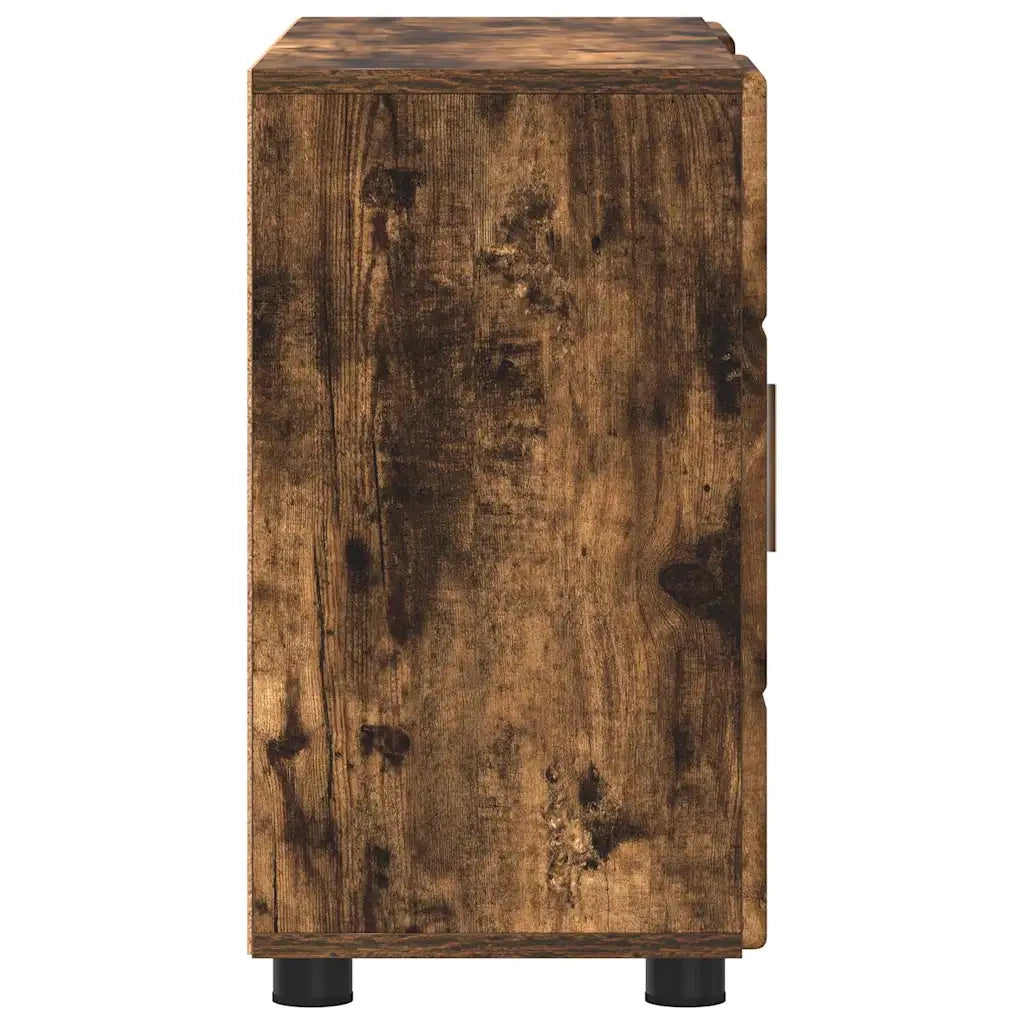 Credenza con porta FLORIN Rovere fumé 88,5 x 30,5 x 55,5 cm