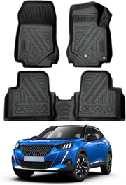 Pavimentazione durevole e resistente alle scalfitture per Peugeot 2008 (2020-2023) - Set completo, impermeabile e antiscivolo