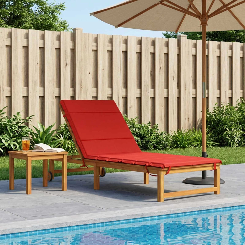 Cuscino per Lettino GEMERT 100% Poliestere Rosso 948612