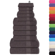 Set di asciugamani 12 pezzi FROGN Antracite 360 g/m2 CFW3342273